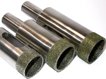 Bohrkronen aus Stahl, beschichtet mit D427 synthetischem Diamantkorn