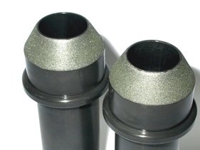 Innengreifer aus Stahl, brünniert, beschichtet mit D107 synthet. Diamantkorn